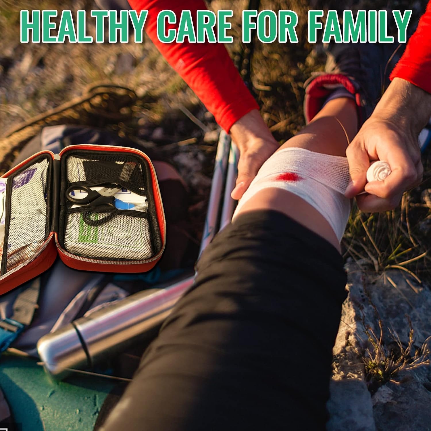 image:image275PCS Car First Aid Kit Business Emergency Essentials Kit Portable Survival Trauma First Aid Bag Emergency Tactical First Aid Kit School Household Sport Emergency Essentials