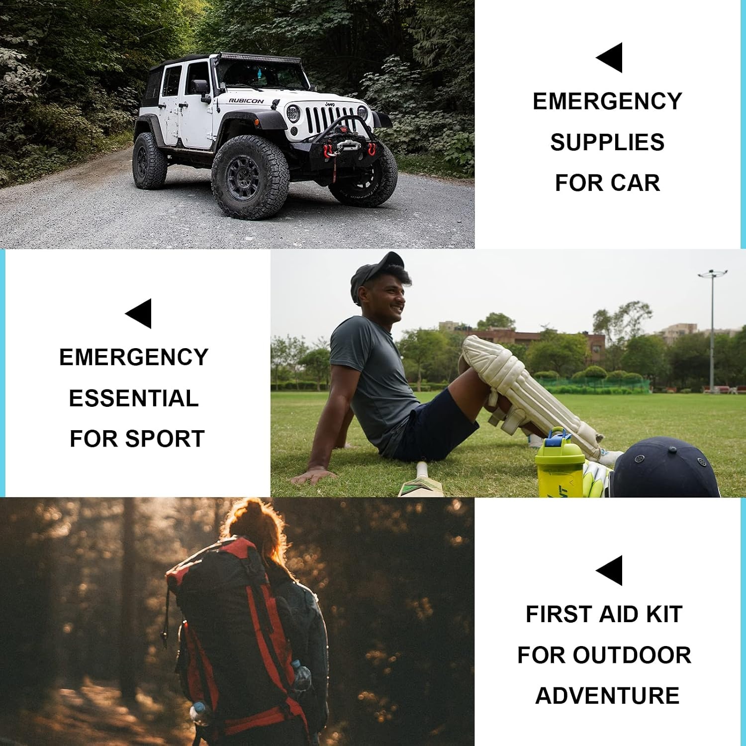 image:image300 Piece Portable First Aid Kit Refill Supplies for Business Mini Home Emergency First Aid Survival Essential Kit for Outing Skating Waterproof First Aid Bag for Backpacking Blue 1st Aid