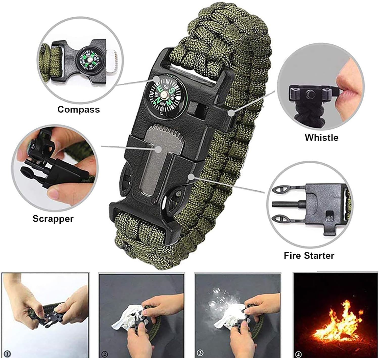 image:imageFirstAid Kit Emergency CampingEssentials SurvivalKits Tools Waterproof Small First Aid Kits 12Pcs Survival Accessories Hiking Gear and Equipment for Outdoor Adventure Black Case 1st Aid