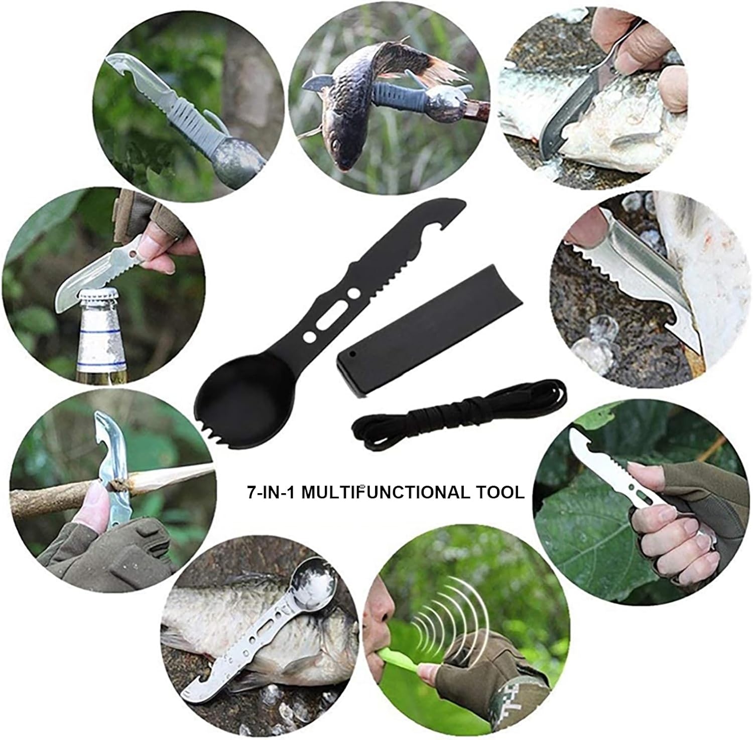 image:imageFirstAid Kit Emergency CampingEssentials SurvivalKits Tools Waterproof Small First Aid Kits 12Pcs Survival Accessories Hiking Gear and Equipment for Outdoor Adventure Black Case 1st Aid